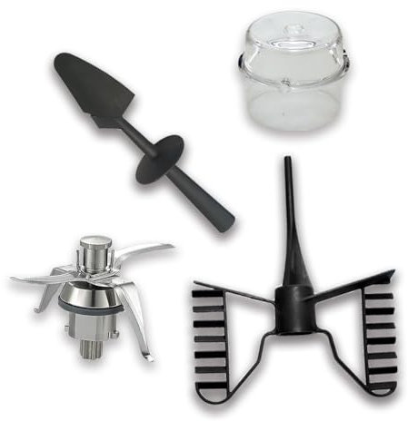 DL SERVICE Lame papillon à mesurer et spatule pour Thermomix TM21 | Kit d'économie de haute qualité compatible avec Robot de cuisine Vorwerk