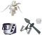 DL SERVICE Lame papillon à mesurer et spatule pour Thermomix TM21 | Kit d'économie de haute qualité compatible avec Robot de cuisine Vorwerk
