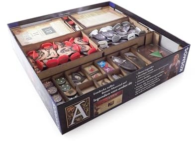 The Game Doctors Brettspiel Organizer kompatibel mit Die Legenden von Andor: Die Letzte Hoffnung + Erweiterung Dunkle Helden