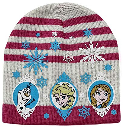 Wintermütze Disney Frozen Olaf Anna und Elsa Mädchen 3394, Weiß 52