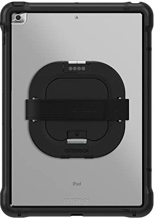 OtterBox Unlimited Kickstand Hülle für iPad 10,2 (7. gen 2019/8. gen 2020/9. gen 2021), sturzsichere Schutzhülle mit integriertem Displayschutz, Grau, Keine Einzelhandelsverpackung