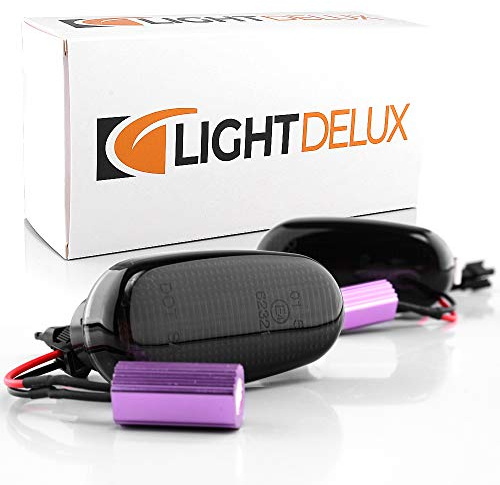 LIGHTDELUX LED Blinker Seitenblinker Blinkleuchte Kotflügel-Blinker kompatibel mit Alfa Romeo 147, GT, MiTo, FIAT Bravo II V-174202