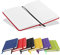 A6 Notizbuch, Taschenbuch, kleine Notizbücher, Hardcover, Notizbücher, A6, Notizblock, Tagebuch, 160 Seiten (80 Blatt), rot