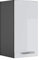 Vicco Hängeschrank R-Line, hängender Küchenschrank, Weiß Hochglanz/Anthrazit, 30 cm