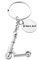 Porte-clés Trottinette Argentée Gravure Personnalisée Sur Médaille