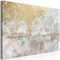 decomonkey Bilder Abstrakt 120x80 cm 1 Teilig Leinwandbilder Bild auf Leinwand Vlies Wandbild Kunstdruck Wanddeko Wand Wohnzimmer Wanddekoration Deko Modern Kunst beige