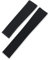 AEMALL Für TAG HEUER AQUARACER 300 WAY201B CALIBRE 20 mm 22 mm Gummi Silikon Uhrenarmband wasserdichtes Armband Uhrenarmband (Farbe: Schwarz ohne Schnalle, Größe: 20 mm)