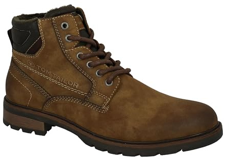 Tom Tailor Herren 4280150003 Mode-Stiefel, Brown, 41 EU