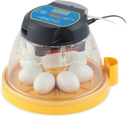Brinsea Mini II EX Brutgerät für 7 Hühner- und Enteneier – Premium-Qualität, vollautomatische Wendung und integrierte automatische Luftfeuchtigkeitssteuerung – inklusive Alarm