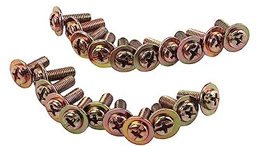 UIKEEYUIS 21 Stück Drum Lugs Percussion Musikinstrument Befestigungsschrauben Professionelle Hardware Reparatur Wartungsteil
