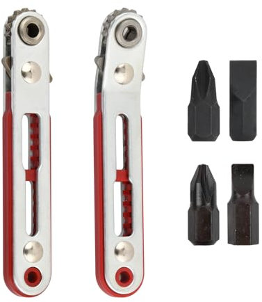 2 Stück Mini-Ratschen Schraubenschlüssel Mini Ratschenschlüssel Kleine Ratschenschlüssel, Ratschenschlüssel Magnetisch für Gadgets, Autos, Häuser, Maschinen und Andere Geräte
