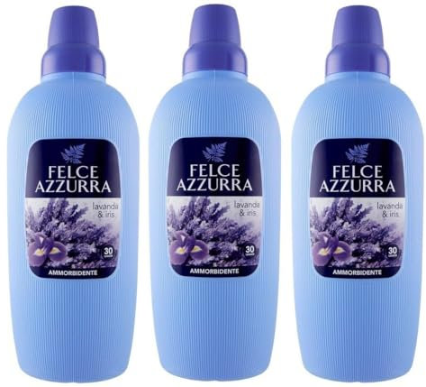 3x Felce Azzurra - Ammorbidente Lavanda e Iris, Profumo Inconfondibile, Capi Morbidi - 30 Lavaggi - 2Lt