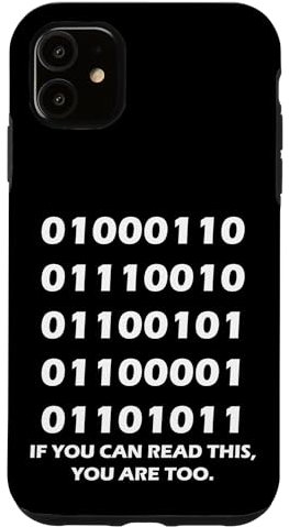 Hülle für iPhone 11 Binary Code Geek, Lustiger Computerprogrammierer, Entwickler