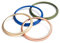NiSi Bunter Ring Set Objektivadapter für Fuji Fujifilm X100VI / X100V / X100T / X100S / X100F / X100 Serie inkl. Gold, Blau, Grün, Rosa Ring