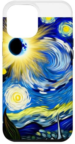 Hülle für iPhone 12 Pro Max Art Solar Eclipse 2024 Totality Sonnenfinsternis Brille
