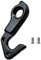Schwarz Fahrrad-Heckhaken Schaltwerk Hinterrad Mechanischer Schalthaken Aluminiumlegierung mit 2 Schrauben, Ausfallende Rahmenadapter für Mountainbike Radfahren, Rennrad, Schaltwerk, Schaltauge