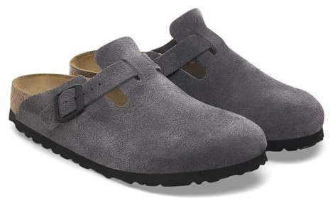 Boston Suede Leather Velvet Grey Normale Weite Gr. 45