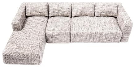 Sharplace 1/12 Puppenhaus Sofa Dekoration Zubehör Geschenk für Jungen Mädchen Lebensszene Cosplay Sofa Möbel Modell für 6 Zoll Figur Körper