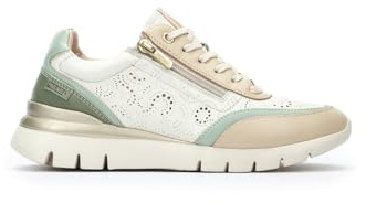 Pikolinos Sneakers in Leder CANTABRIA für Frauen Farbe Off White