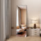 NIMURY Miroir sur Pied 161 x 52 cm, Grand Miroir Mural en Pleine Longueur avec Cadre en Aluminium Noir, Miroir Rectangulaire pour Salle de Bain, Chambre, Entrée et Couloir