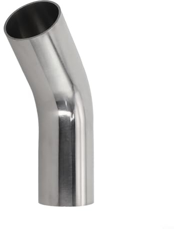 38mm 45-Grad-Bogen Ellenbogen, Edelstahl 45 Grad Auspuffbogen Für Die Formung Und Reparatur Von Rohren, 19–51 Mm Vielseitiges Auspuffrohr Edelstahl, Edelstahlrohradapter