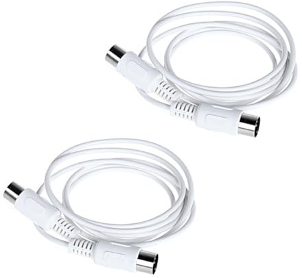 Sefdrert 2PCS MIDI Extension Cable 1.5M 5Pin Male to Male MIDI Cable for Electric Piano Guitar Instrument PC Cable