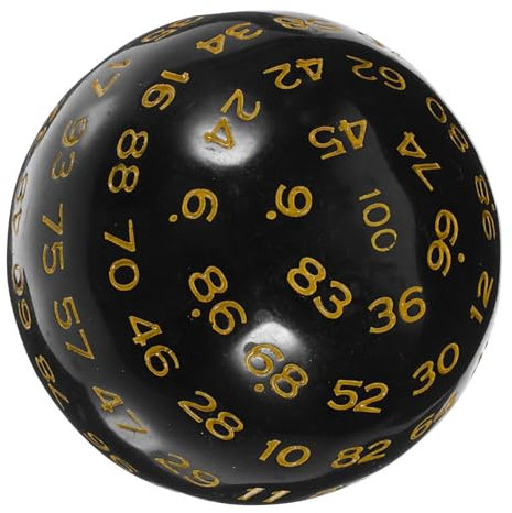 Alasum Kugelförmige Spielwürfel Aus Acryl Für Tischspiele Und RPG Mehrseitige Würfel Für Verschiedene Spielanforderungen Robust Und Verschleißfest