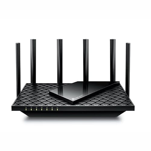 Routeur WiFi 6E AX5400, 1 x GB WAN, Haute Vitesse, Faible Latence, idéal pour Le Gaming et Le Streaming vidéo en Haute définition.