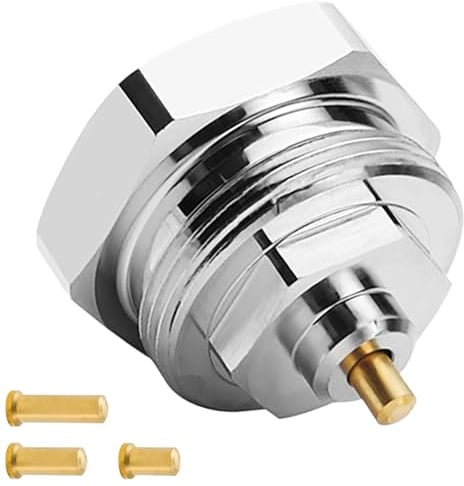 Heizkörperadapter M30x1.0 auf M30x1.5 – Thermostat Adapter für Oventrop Ventile 1011445, Messing Heizungsventil Feingewinde Adapter, passend für Heizkörperthermostat Systeme