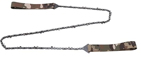 Riuulity Tragbare Taschenkettensäge, 36-Zoll-Survival-Handsäge für Camping, Premium-Stahl, 1 Packung