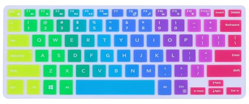 Artibetter Silicone Keyboard Cover Sottile Antirumore per Tastiera Laptop 13,3 Pollici Protezione Lavabile