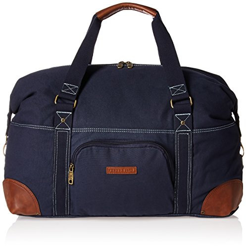 Perry Ellis Unisex-Erwachsene 22 Carry-on Weekender Canvas Duffel Bag Wochenend-Tasche, Navy