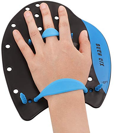 YJZQ Unisex–Erwachsene Hand Paddles Schwimmen Kinder Handpaddles Swim Power Professionelle Trainingsgeräte Schwimmhandschellen für das Schwimmtraining im Pool und im Freiwasser