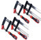 Voche 4 Pack F Clamp Bar clamp Heavy Duty 300mm x 50mm (12) Long Quick Slide
