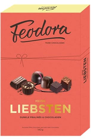 Feodora Meine Liebsten. Dunkle Pralinés & Chocoladen, 140 G