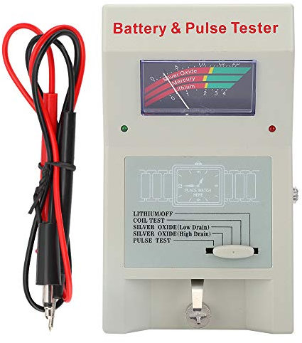 Tester di Movimento al Quarzo, affidabile Durevole Orologio al Quarzo rilevatore di Movimento Orologio Batteria Tester Orologio Riparazione Strumento Accessorio per orologiai