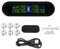 Terisass Reifendruckkontrollsystem Reifendrucküberwachungssystem Drahtloser Solar-TPMS-LCD-Monitoralarm mit 6 externen Sensoren T650 TPMS für Fast alle Wohnmobile Motorhome