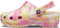 Crocs Sabots Classiques à Plateforme - Sabots pour Femme avec Semelle surélevée, Limonade Rose Multicolore, 42/43 EU