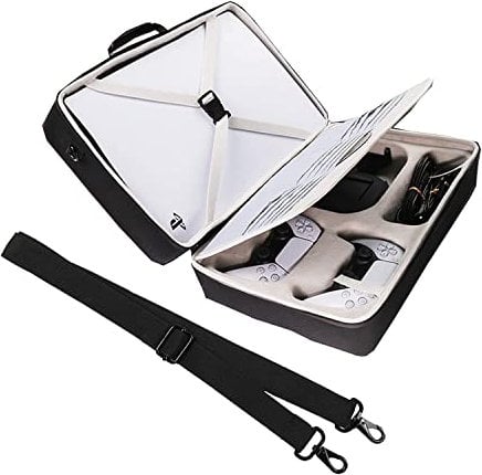 Khanka Hart Tasche case für Sony Playstation PS 5 PS5 Konsole (schwarz)