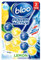 Bloo Power Active Toilet Rim Block Lemon, with Anti-Limescale, Cleaning Foam, Dirt Protection and Extra Freshness - Pack of 2 Rimblocks
