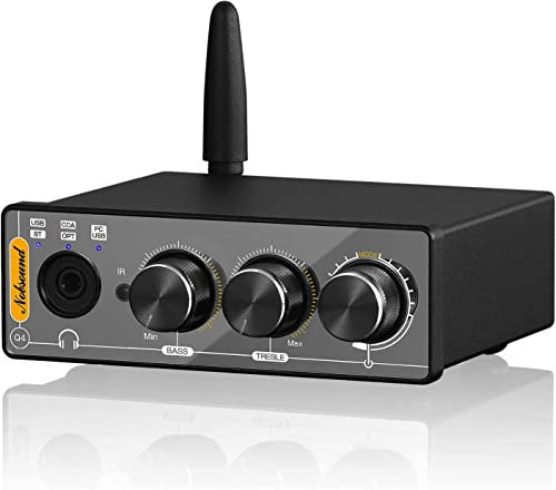 Nobsound Q4 Mini Bluetooth 5.0 Receptor Estéreo USB DAC Conversor Digital Analógico Reproductor de Música