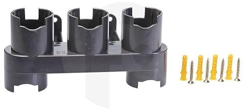 Paxanpax 69-DY-254 Compatible Vacuum Cleaner Wall-Mounted Accessory Tool Holder for Dyson V7, V8, V10, V11 Series 'Quick Release' Type, Plastic