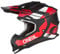 O'NEAL | Motocross-Helm | MX Enduro | ABS-Schale, Lüftungsöffnungen für optimale Kühlung | 2SRS Helmet SPYDE V.23 | Erwachsene | Schwarz Rot Weiß | Größe M (57/58 cm)
