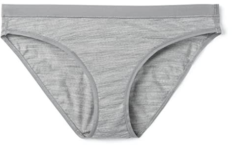 Smartwool Womens Merino Bikini, Light Gray Heather, S EU
