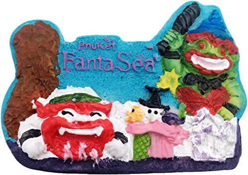 Fanta Sea Phuket Thailand Asien Magnet Kühlschrank Kühlschrank Magnet Dekoration Aufkleber Souvenir Harz Handwerk Küche Whiteboard