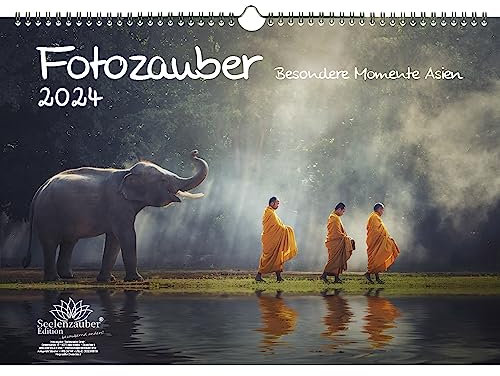 Fotozauber Besondere Momente Asien DIN A3 Kalender für 2024 Asien Menschen und Momente - Seelenzauber