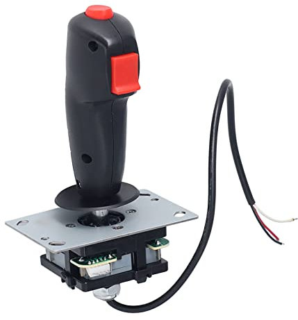 OUKENS Flying Joystick, Flying Simulator Gamepad Stick Controller, Game Flying Joystick Rocker PC Joystick para PC Accesorios De Juegos De Escritorio Juegos Arcade DIY Kit Piezas