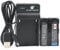 DSTE NP-FM50 Li-ion Battery and USB Charger Compatible for Sony NP-FM30, NP-FM50, NP-FM51, NP-QM50, NP-QM51, NP-FM55H