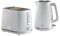 Daewoo Stirling, Jug Kettle & Toaster Set, White