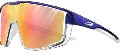 Julbo Unisex Fury Sonnenbrille, Gfdj Kapsel: Metallic-Blau/Weiß, M